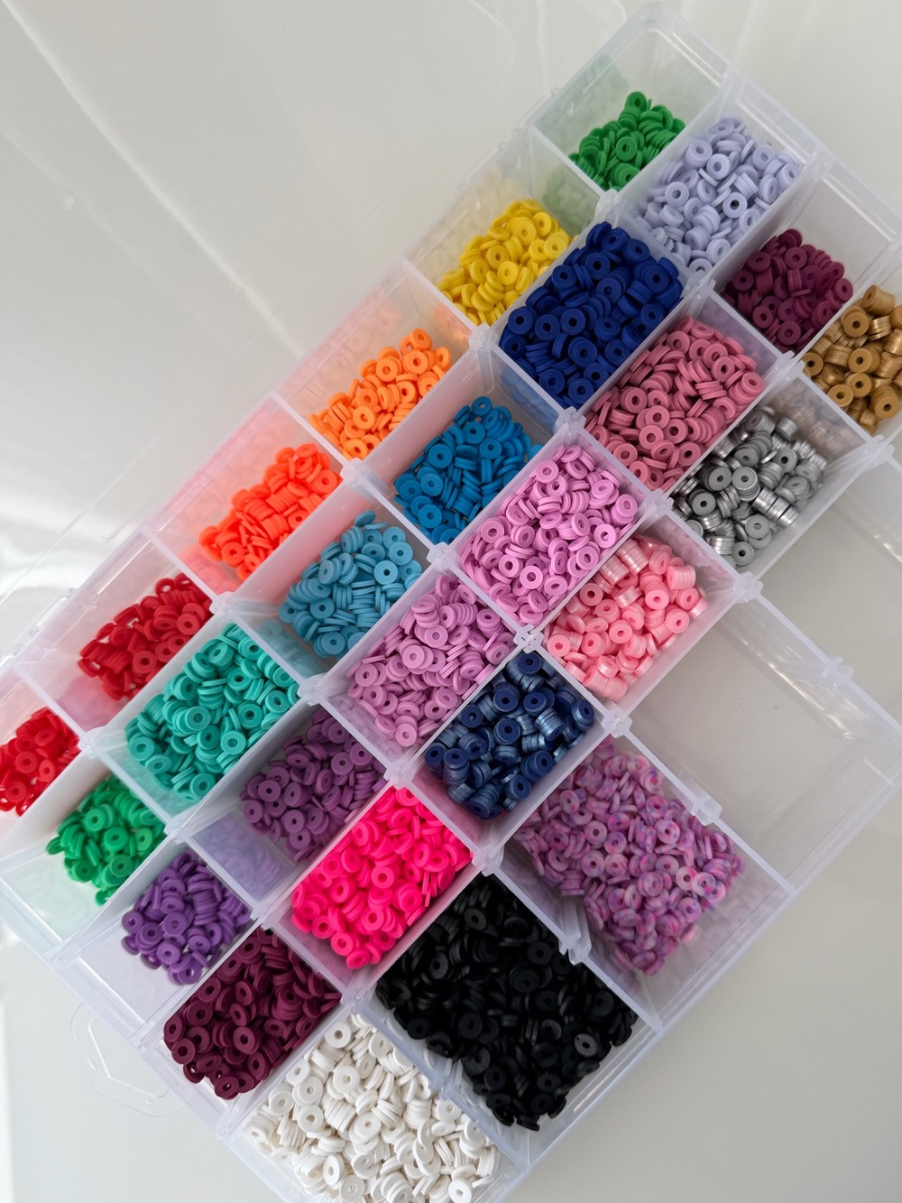HUGE Heishi Bead/Polymer Clay Bead Collection – Assorted Colors & Styles